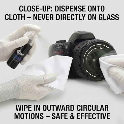 UES Professional Camera Cleaning Kit with Hard Travel Case - DSLR & Mirrorless Maintenance Bundle: 2-in-1 Lens & Sensor Cleaner, Air Blower, Pen, Microfiber Screen Cloths & 10 APS-C 16mm Swabs - size: APS-C Cleaning Kit
