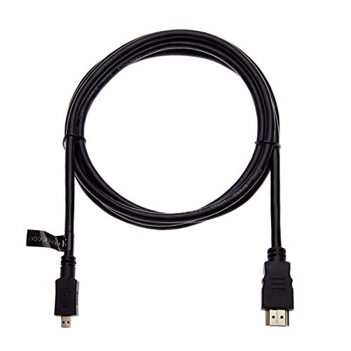 Micro HDMI Cable for Panasonic Lumix DMC DMC- HC HC Series GH4 FZ1000 FZ300 FZ330 GF7 GF7K GH4A GH4H TZ61 TZ70 TZ71 TZ80 TZ81 TZ100 TZ101 TZ37 TZ40 FT3 FT4 FT5 FX90 FZ1000 FZ300 FZ330 V760 Camera 10ft - size: 10ft