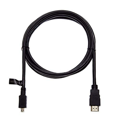 Micro HDMI Cable for Panasonic Lumix DMC DMC- HC HC Series GH4 FZ1000 FZ300 FZ330 GF7 GF7K GH4A GH4H TZ61 TZ70 TZ71 TZ80 TZ81 TZ100 TZ101 TZ37 TZ40 FT3 FT4 FT5 FX90 FZ1000 FZ300 FZ330 V760 Camera 10ft - size: 10ft
