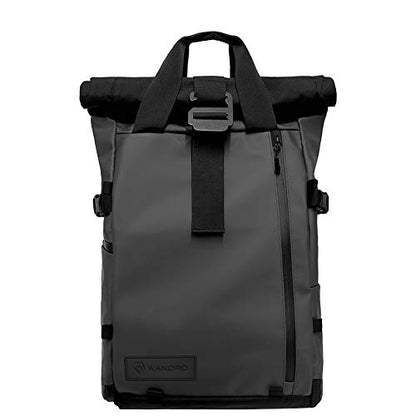 WANDRD PRVKE 21L Photography Bundle: Weather-Resistant Travel & Camera Backpack with Laptop Sleeve, Quick Side Access, Clamshell Opening – Ideal Photography & Travel Bag (Black) - color: Black, size: PRVKE 21L, style: Photography Bundle
