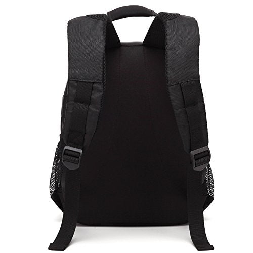 Docooler Grey Backpack - Waterproof Camera Bag, Small DSLR Camera Backpack with Customizable Interior, for Canon Sony - 33 * 26.5 * 12.5cm / 12.99 * 10.43 * 4.92 inches - color: Grey