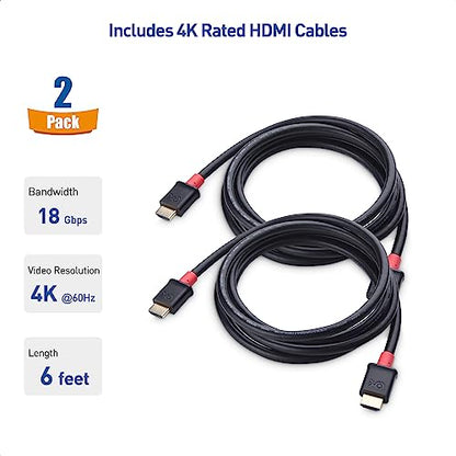 Cable Matters Wall Mount HDMI Extender with TCP/IP - Up to 300 Feet, 1080P, 1-to-Many Setup, HDMI Over Ethernet Extender (Model: 103002) - style: Standard Set