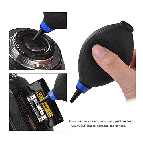 VSGO All-in-One Camera Cleaning Kit for APS-C Sensor Cameras (16mm) Compatible with Canon, Nikon, Sony, Pentax & DSLR, Includes CMOS Swabs, Lens Pen, Air Blower & More (DKL-20)