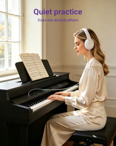 VCE 6.35mm Male to 3.5mm Female 1/4 inch to 1/8 inch 24K Stereo Audio Jack Adapter for Aux Cable, Guitar Amplifier, Headphone, 2 Pack - color: Black
