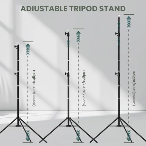 8.5x10 ft Backdrop Stand, Maxztill Adjustable Back Drop Banner Stand, Photography Photo Studio Background Stand Support Kit for Parties Wedding Decoration with Carrying Bag - size: 8.5x10 FT-Ⅱ
