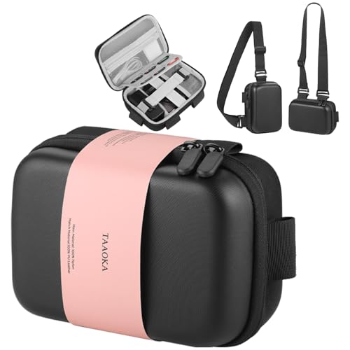 TAAOKA Digital Camera Case, Protective & Lightweight Camera Case with 3 Carrying Ways, Waterproof & Shockproof Small Camera Bag for Power Shot/Sony DSCW800/DSCW830 - Black - color: #1 Black, style: Style1