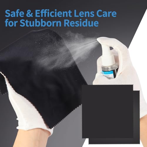 Camkix 14-in-1 Camera Lens Cleaning Kit - Includes Advanced Large Silicone Air Blower, 2in1 Lens Cleaning Pen, Dry Swabs, Cleaning Paper, 30 ML Optical Lens Spray for Mirrorless Cameras, APS-C, DSLR - color: 14 in 1