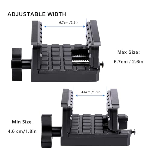 Rifle Clamp for Tripod - Heavy Duty Arca Swiss Saddle Mount with Quick Release, 1/4"&3/8" Screw Holes, Universal Hunting/Shooting Clamp Rest - style: Universal Saddle Mount