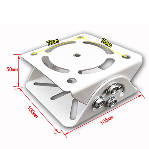 Universal Security Camera Mount Bracket - Heavy Duty Metal Adapter for PTZ, Dome Surveillance Cameras | Wall, Ceiling, Pole Mount Compatible | Indoor/Outdoor Use