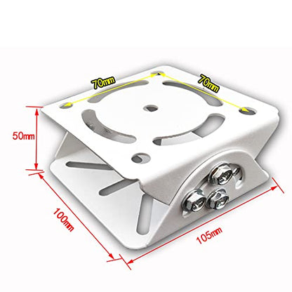 Universal Security Camera Mount Bracket - Heavy Duty Metal Adapter for PTZ, Dome Surveillance Cameras | Wall, Ceiling, Pole Mount Compatible | Indoor/Outdoor Use