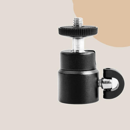 Monitor Camera Holder Mount with Mini Ball Head Heavy Duty 1/4'' Thread Webcam Stand Monitor Top Webcam Mount Clamps for Computer Web Camera Video Conference Live Stream DSLR Mirrorless Camera