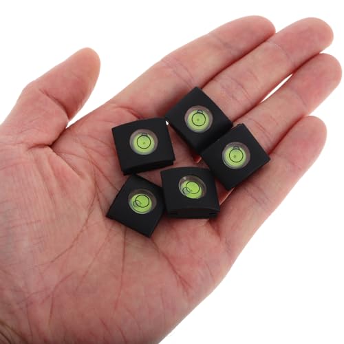 5pcs Hot Shoe Mount Camera Stabilizer Spirit Level for Digital Camera Flashlight Enhance Stability and Accuracy