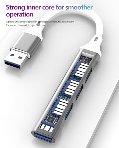 USB 3.0 Adapter (4 in 1)USB port HUB for Apple Imac Laptop Computer MacBook Camera Card Reader External Storage Flash Drive Data Transfer Converter Docking Station Mouse Keyboard Converter Accessories