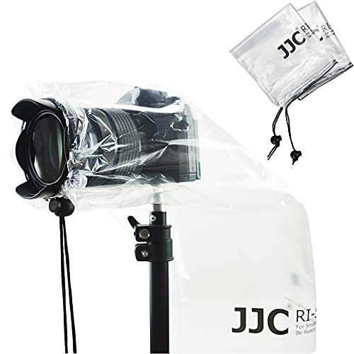 2 Pack Camera Rain Cover Clear Sleeve Protector for Sony A7RVI A7R V A7 IV A7S III II A6700 A6600 A6500 A6400 A6300 A6100 A6000 A7C Nikon Z8 Z5 Z50 Z30 Z7 Z6 II D780 D7500 D5600 D3500 P1000 Canon R6V - color: for Most Camera