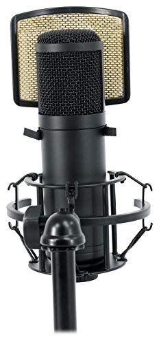 Rockville Solo-Cast Pro 24-bit 192kHz USB Condenser Microphone, Zero-Latency Monitoring, Gain Control, Mute Button, for Podcasting and Streaming
