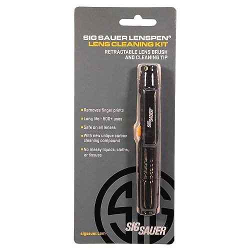 Sig Sauer Lens Cleaning Kit w/Retractable Lens Brush and Cleaning Tip for Electro-Optics