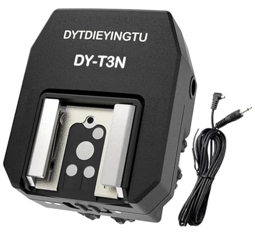DY-T3N for Nikon Camera Flash hot Shoe Converter Adapter, Small Flash Godox iT30 im20/30, Height-Increasing Multi-Flash Trigger, Extended Body Universal Accessory (DY-T3N N01) - size: DY-T3N N01