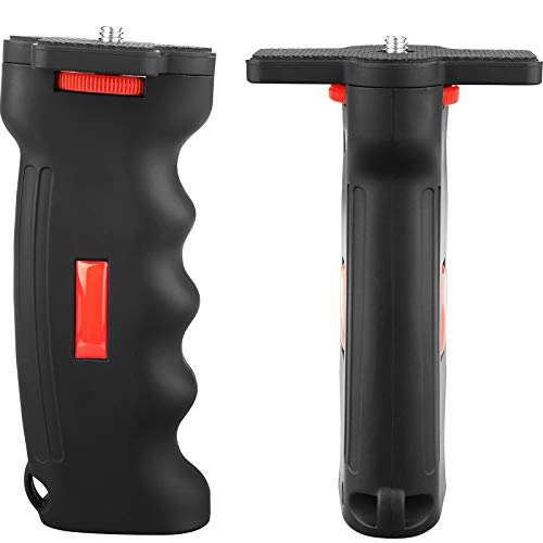 Camera Handle Grip,1/4" Camera Handheld Stabilizer with Wrist Strap,Chromlives Handle Grip Support Mount for DSLR Camcorder Smartphone Action Cameras Led Video Light