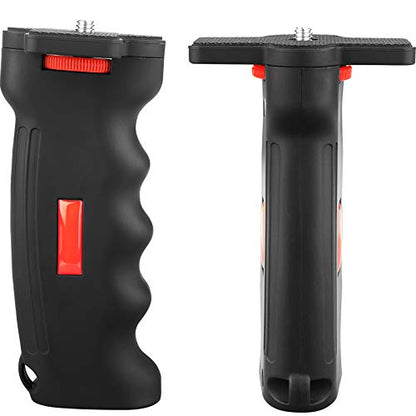 Camera Handle Grip,1/4" Camera Handheld Stabilizer with Wrist Strap,Chromlives Handle Grip Support Mount for DSLR Camcorder Smartphone Action Cameras Led Video Light