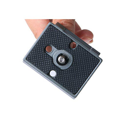 Quick Release Plate 1/4" Screw Compatible with Manfrotto 200PL-14 322RC2 324RC2 488RC2 496RC2 Camera Tripod Head (Pack of 2)