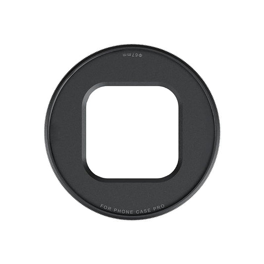 PGYTECH ProShot 67mm Filter Adapter Ring for iPhone 17 Pro & Pro Max, Magnetic Clip-On Lens Mount for ND/CPL/Variable ND Filters, Compatible with ProShot Cage - style: 67mm Filter Adapter Ring