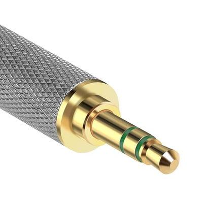 GEEKRIA 3.5mm Male to Balanced Female Headphones Adapter, Connects 3.5mm 4-Pole Headphone Cables to Balanced Audio Players, Aluminum Alloy, Gold Plated - size: 1.81 X 0.24 inches (4.6 0.6 cm)