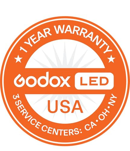 Godox RGB Flexible 2x2' LED Light Panel, 1800–10000K CCT, Full Color Control, DMX & Bluetooth App Control, AC or V-Mount Power, Ultra-Slim Foldable Design (FL200R)