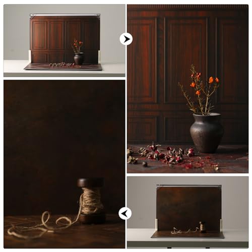 Photo Backdrop Boards, 10Pcs 20 Patterns Double-Sided Product Photography Backdrops, Flat Lay Background for Food, Jewelry, Cosmetics & Content Creation, Tabletop Shooting Kit, MDAOCRY