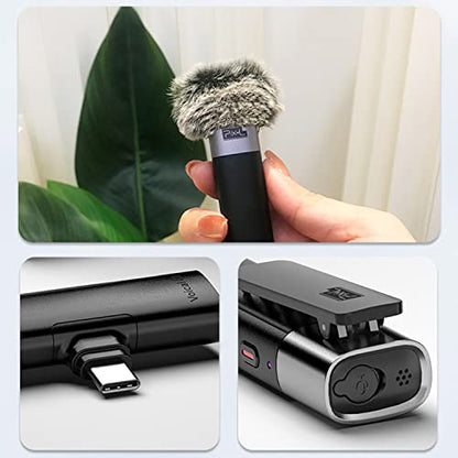 PIXEL Wireless Lavalier Microphone for iPhone iPad, MFi (Made for iOS) Certified Wireless Clip-on Mic Wireless Microphone System with 1 Receiver & 2 Transmitters for Vlog, Interview, Live Broadcast - size: Voical M Lightning for iPhone