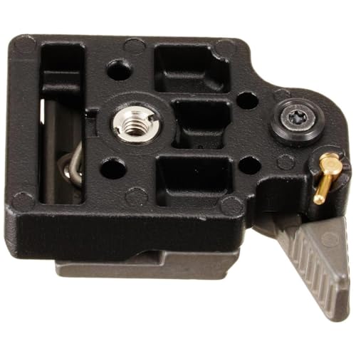 Manfrotto 323 RC2 Rapid Connect Tripod Adapter with 200PL-14 Quick Release Plate - Replaces 3299-Black