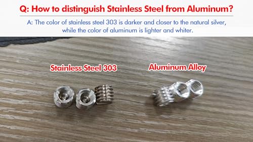 6PCS 1/4" to 3/8" Camera Convert Screw Tripod Adapter Mount, 3/8" to 1/4" Convert Screw Adapter Ball Head Reducer for Tripod, Monopod, Stainless Steel