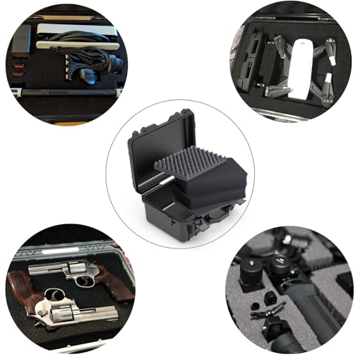 Ant Mag Waterproof Hard Case with Pick & Pluck Foam - 14.8x12x7.2 inch Interior - Protective Storage and Travel Case for Camera, Drone, Equipment & Tools - style: 14.8*12*6.1in/17.7liter