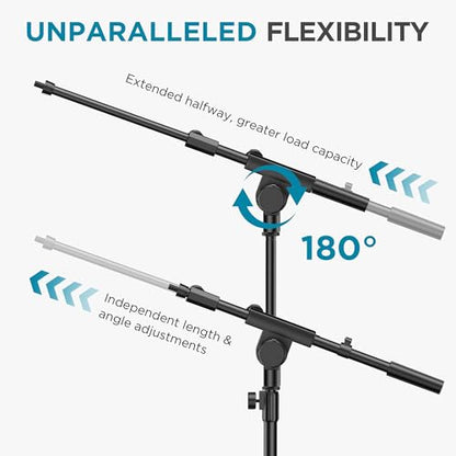 InnoGear Overhead Phone Mount, Cell Phone Holder Webcam Mounts for Desk Camera Stand for Logitech Webcam C922 C930e C920S C920 C615 C960 C920x BRIO 4K NexiGo N60, Right Light, GoPro with 1/4" Thread