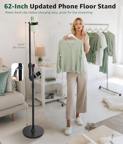 360° Rotatable Extension Arm, Adjustable Tripod Stand for iPhone17, Video Recording, Photography, Live Streaming