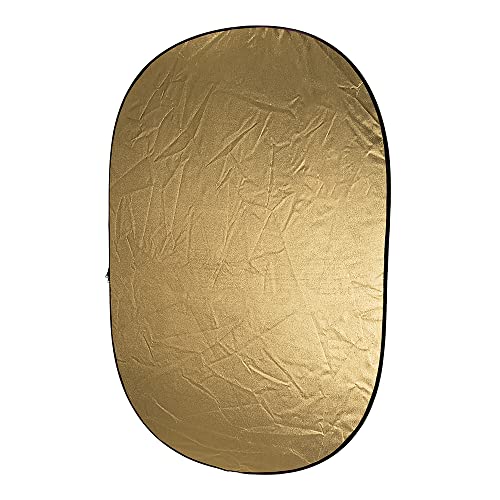 Fotodiox 48x72in 5-in-1 Collapsible Reflector Panel with Bag for Photography and Video - Black, Gold, Silver, Translucent, and White Panel - size: 48x72in (120x180cm)