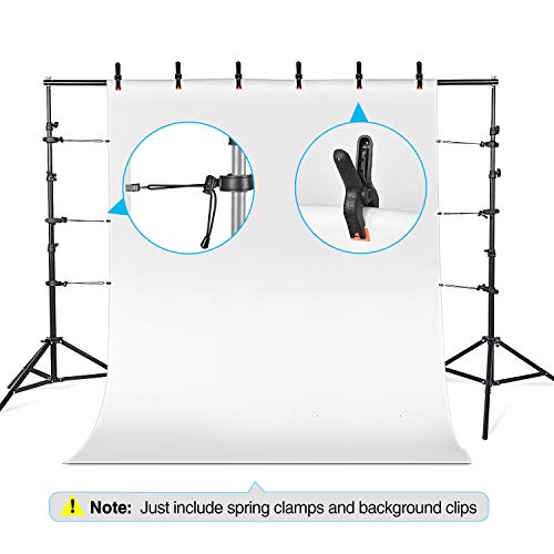 Yesker Backdrop Clamps and Background Clips 6 Pack, 4.4 inch Heavy Duty Clips Holder for Photography Studio Video Backdrop Support Stand - size: 12PCS