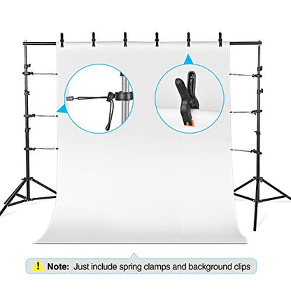 Yesker Backdrop Clamps and Background Clips 6 Pack, 4.4 inch Heavy Duty Clips Holder for Photography Studio Video Backdrop Support Stand - size: 12PCS