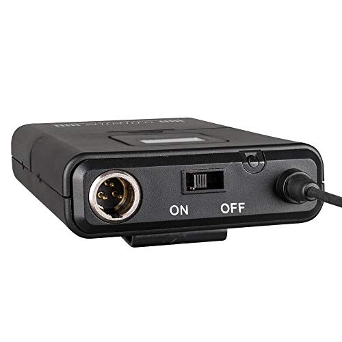 Frequency B Wireless Microphone System 4 Channel 4 Lavalier 4 Bodypacks 4 Lapel Mic 4 Headsets UHF for Karaoke System Church Speaking Conference Meeting Classroom Wedding Party Meeting School