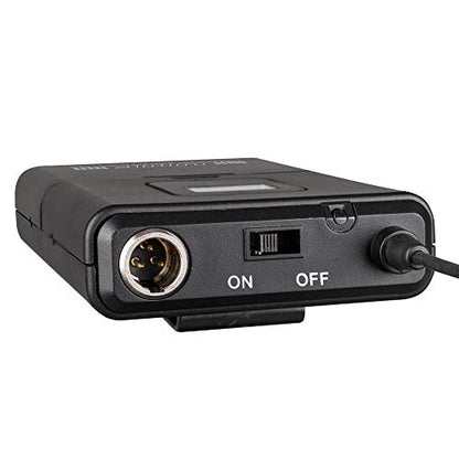 Frequency B Wireless Microphone System 4 Channel 4 Lavalier 4 Bodypacks 4 Lapel Mic 4 Headsets UHF for Karaoke System Church Speaking Conference Meeting Classroom Wedding Party Meeting School