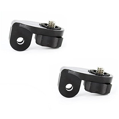 | 2 pc Universal Gimbal Conversion Adapter Set for Sony Cam, Xiaomi, or GoPro. Has Camera Screw (1/4-Inch 20), Easily Connect Action Camera to GoPro Style Accessories.