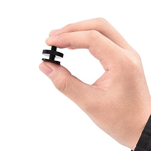 4-Pack 1/4 Inch Camera Adapter Screws: Versatile Flash Hot Shoe Mounts for DSLR Camera Rigs, Tripods, and Accessories