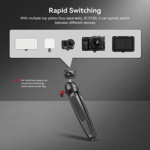 SMALLRIG Quick Release Plate Drop-in HawkLock mini Quick Release Camera Mount Adapter with 1/4" Screw, for Camera Clamp, Super Clamp, Ball Head, Tripod, Magic Arm, Stabilizer, Field Monitor - 3513C - style: Basic QR System