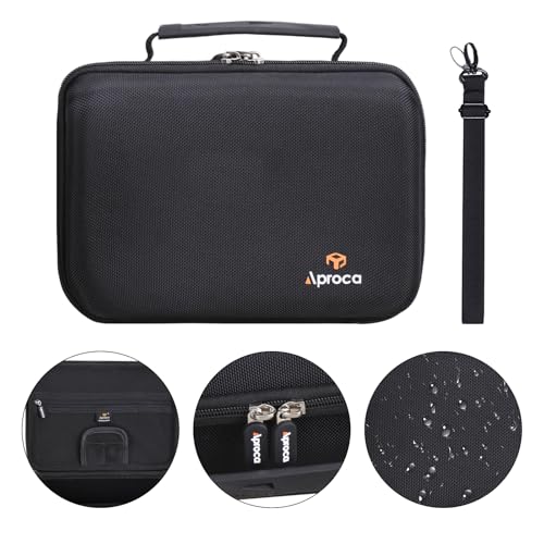 Aproca Case Compatible with Canon EOS Rebel T7, T7i, T8i, R100, R50, R5, R6 Mark II, R7, R8 Camera, Portable Storage Bag with 4 DIY Dividers and Shoulder Strap -Black - color: Black-DIY