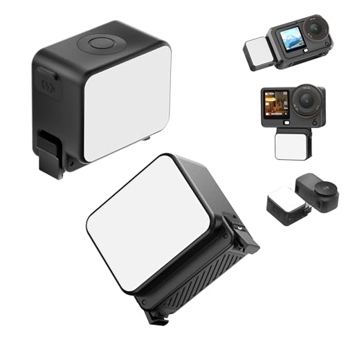 Vlogging Light for DJI Osmo Nano/Osmo Action 6, ULANZI LM24 Waterproof Magnetic Mini LED Action Camera Video Light Accessories, Quick Release Photography LED Fill Light for Vlog Selfie Video Recording - size: 1 Pcs-For DJI Osmo Nano/Action 6
