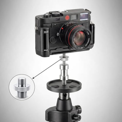 12 Pcs 1/4 to 3/8 Inch Tripod Adapter Camera Mount Screws 3/8" to 1/4" Mount Adapter Precision Metal Reducer Bushing for Camera DSLR Monopod Ballhead Light Stand Mic Boom