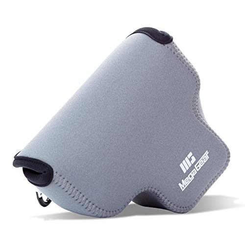 MegaGear MG1957 Ultra Light Neoprene Camera Case Compatible with Sony Alpha 7C, A7 C, A7C II, A7C (18-55mm) - Gray - color: Gray