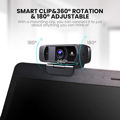 Webcam with Microphone 1080P HD Web Camera, 672 USB Desktop Web Cam Facecam Video Cam for Streaming Gaming Conferencing Mac Windows PC Laptop Computer
