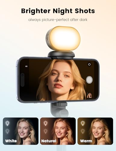 ANXRE 67.7" Selfie Stick Tripod with Light, NT99 Extendable Tripod Stand with Remote for Camera Phone Filming Vlogging, Travel Phone Tripod Compatible with Phone Camera Gopro - size: 67.7"-Light