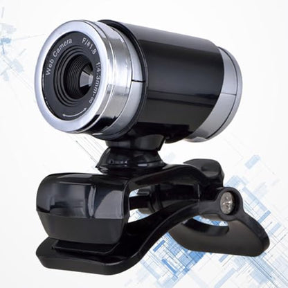 NOLITOY 720p USB Webcam with Microphone for Live Streaming and Online Classes, Clip-on Computer Camera for Desktop and Laptop, Black, Suitable for Video Conferencing and Teaching