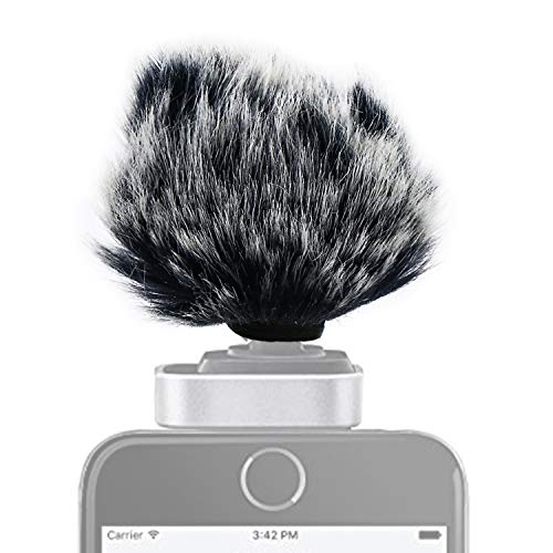 Microphone Furry Windscreen Windjammer for MV88 - Customized Pop Filter Deadcat Windshield Wind Jammer Compatible with Shure MV88 iOS Digital Stereo Condenser Mic by YOUSHARES - color: MV88 Fur